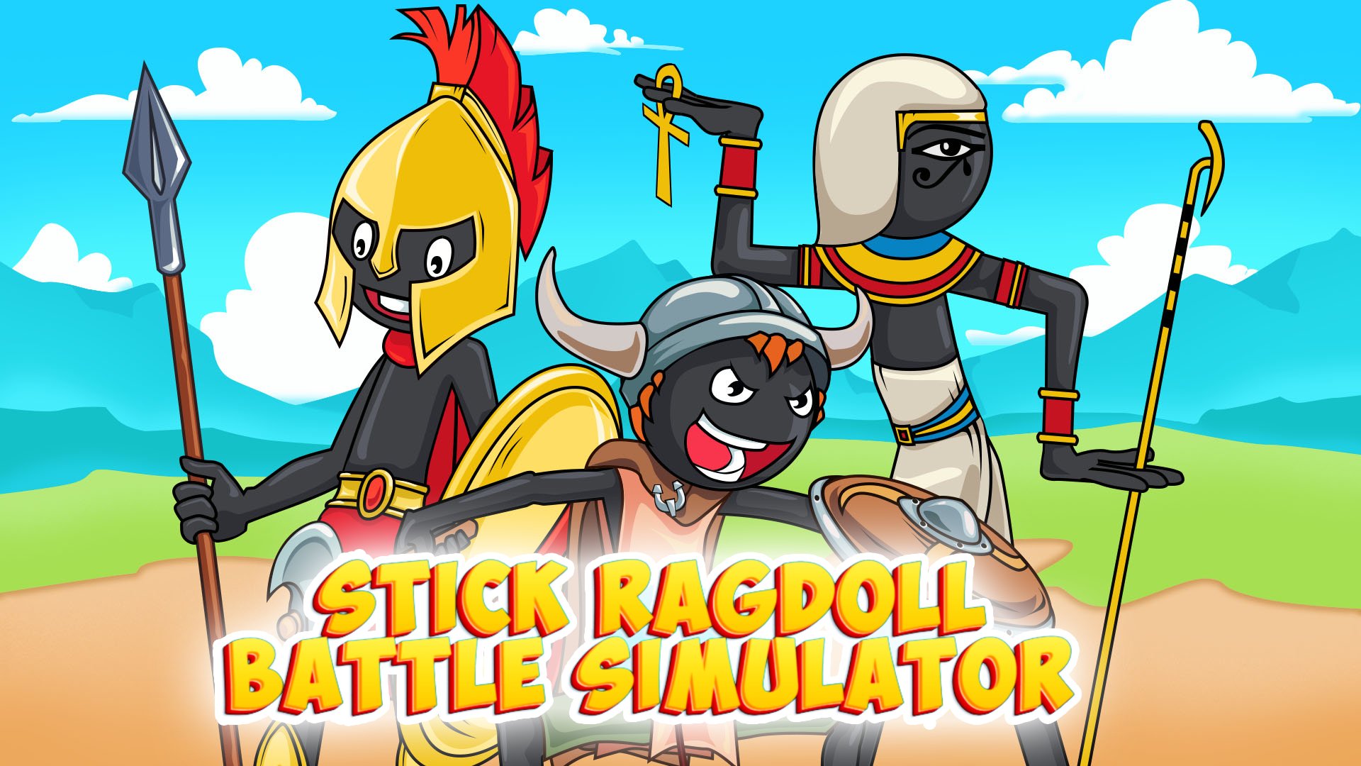 Thumbnail Stick Ragdoll Battle Simulator 🕹️ Play on CrazyGames