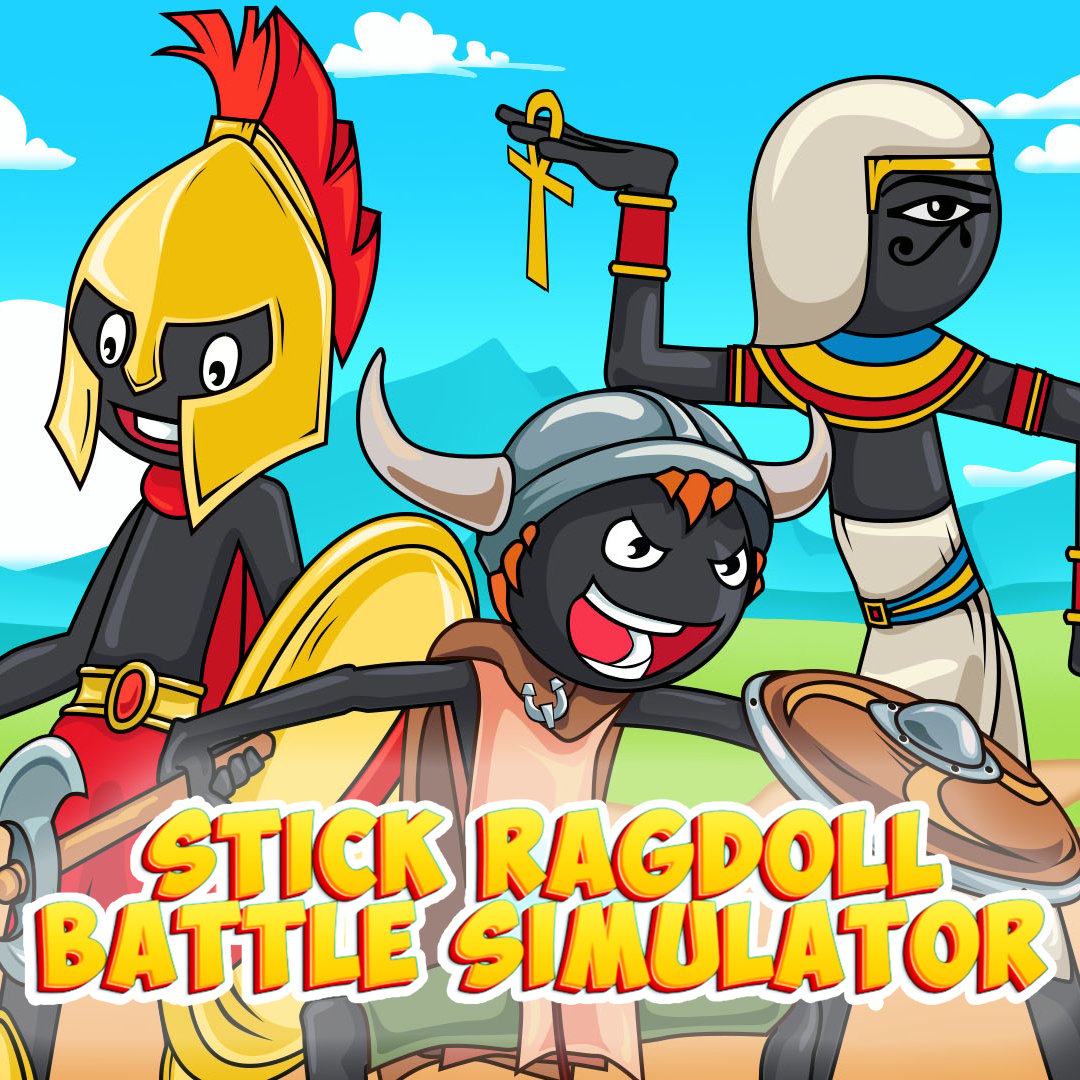 Stick Ragdoll Battle Simulator 🕹️ CrazyGamesでプレイ