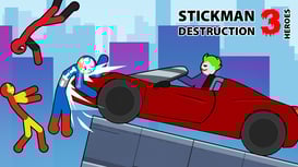 Stickman Destruction 3 Heroes