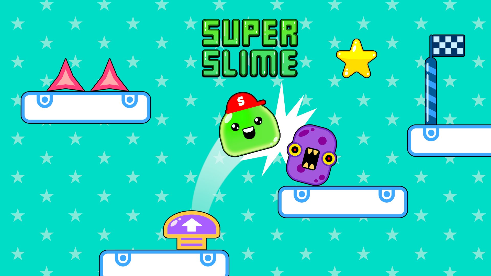 Super Slime | Play 100+ Levels of Fast-paced Platformer Action | Free at ZestPlay