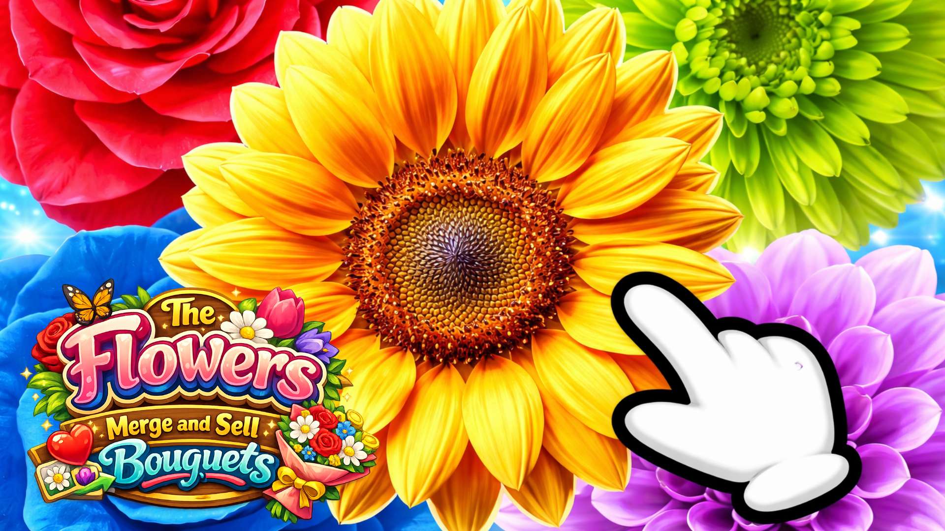 The Flowers Merge and Sell Bouquets 🕹️ CrazyGamesでプレイ