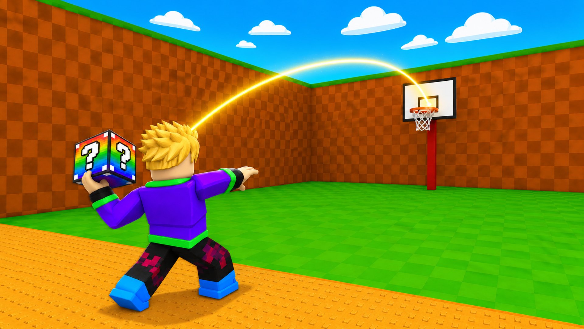 Throw a Lucky Block