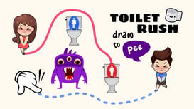 Toilet Rush - Draw Puzzle