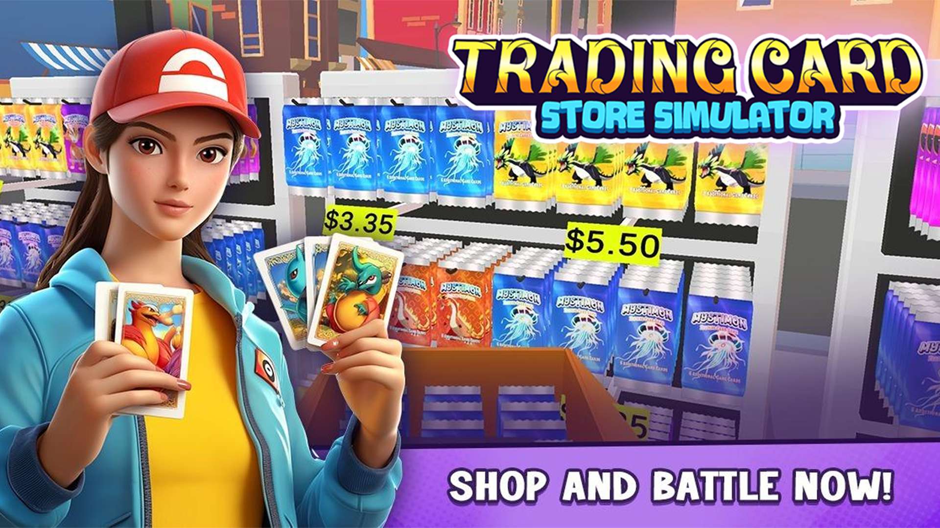 Trading Card Store Simulator 🕹️ CrazyGamesでプレイ