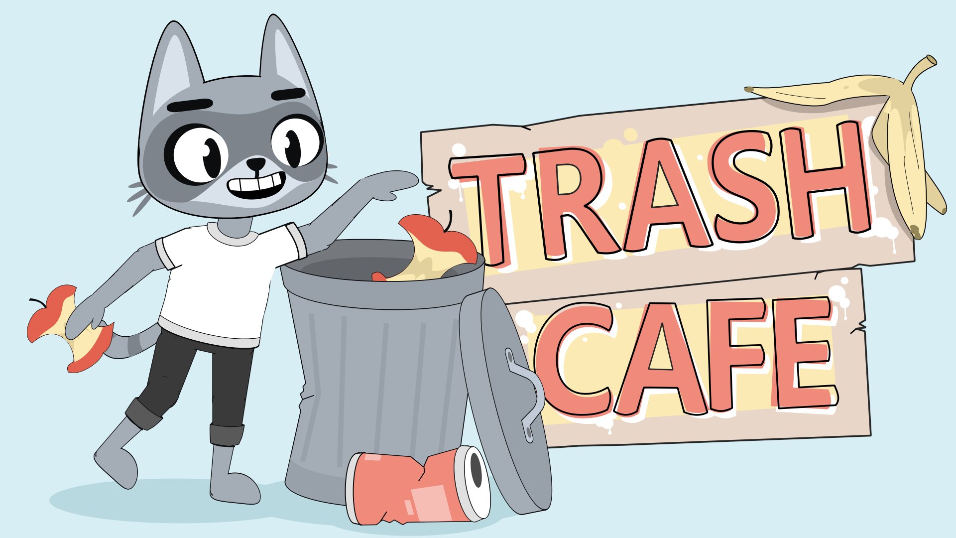 Thumbnail Trash Cafe 🕹️ Play on CrazyGames