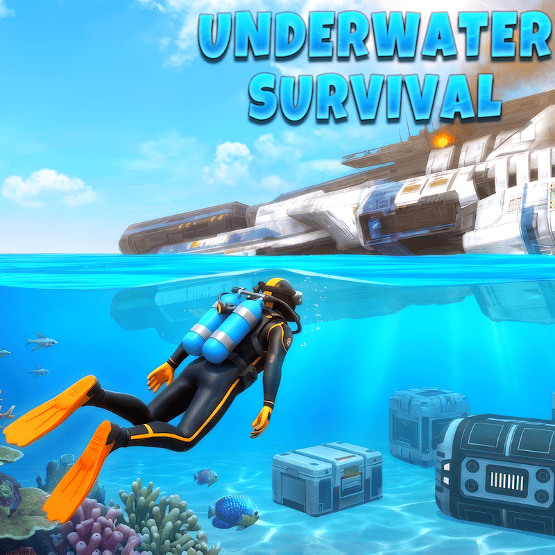 🎮 Underwater Survival: Deep Dive 🕹️ CrazyGamesでプレイ