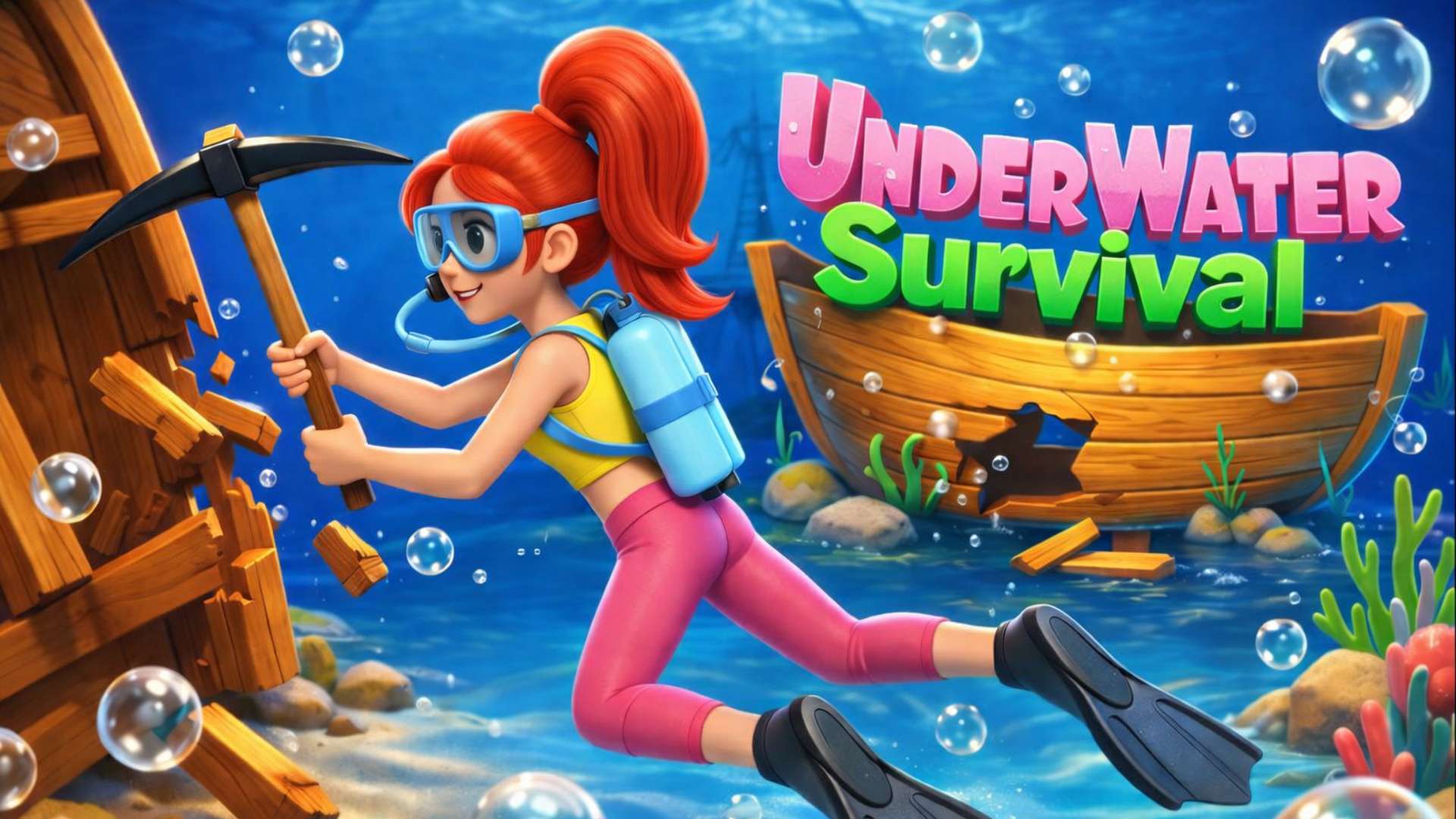 Underwater Survival 🕹️ CrazyGamesでプレイ