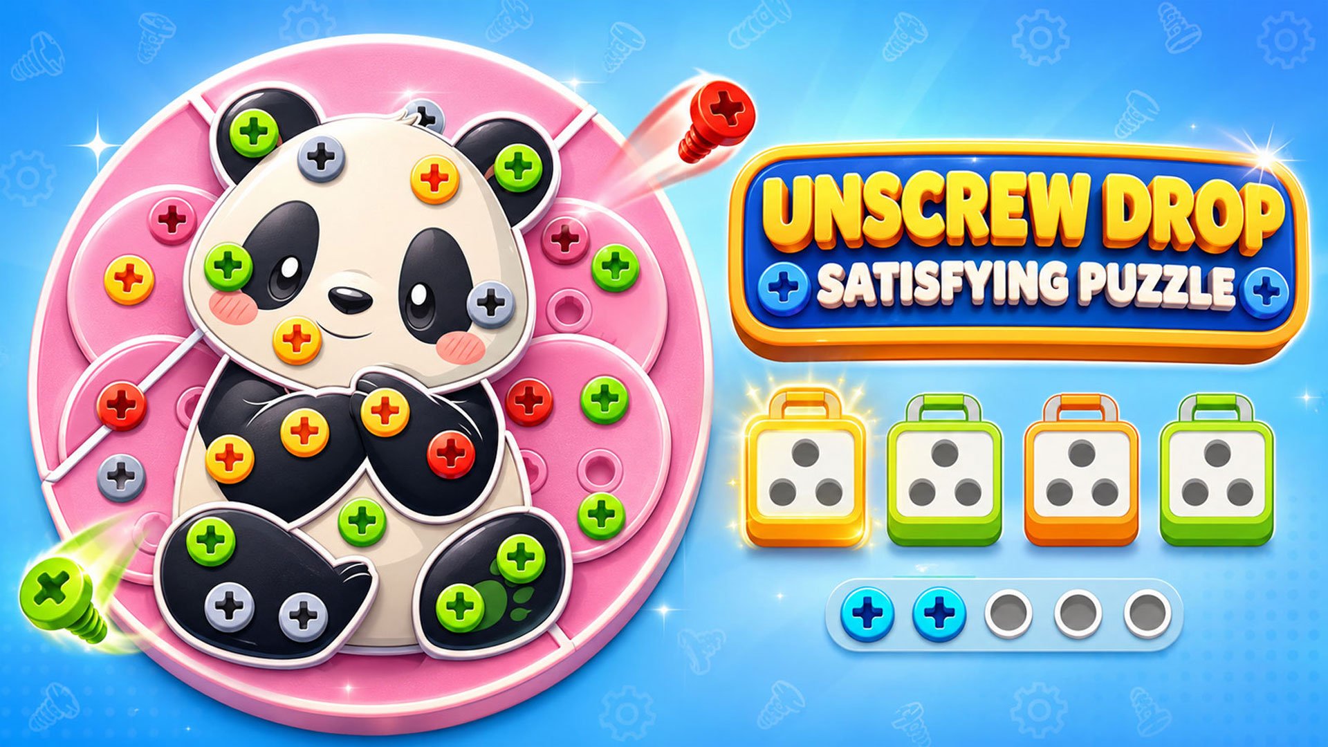 Unscrew Drop: Satisfying Puzzle