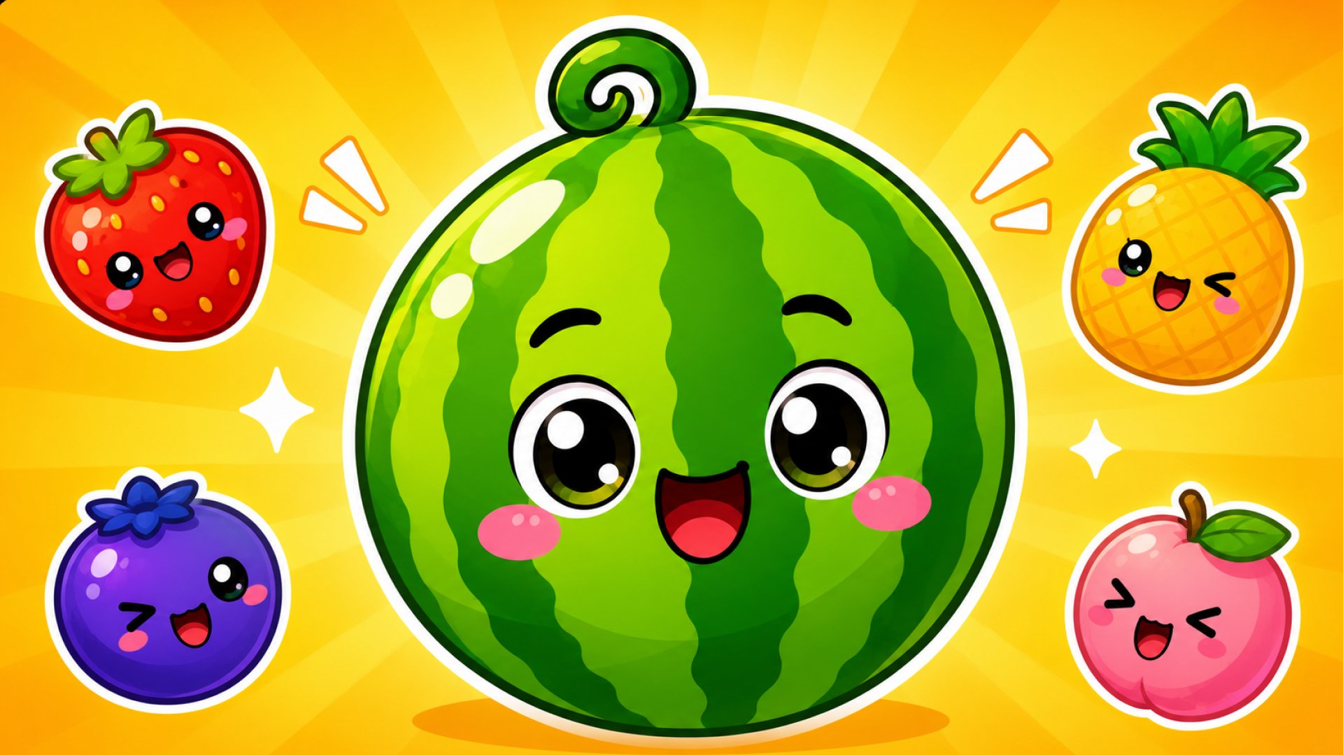 Watermelon Fruit Merge Saga