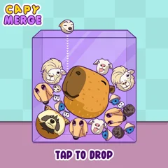 Capy Merge: Animal Drop Puzzle