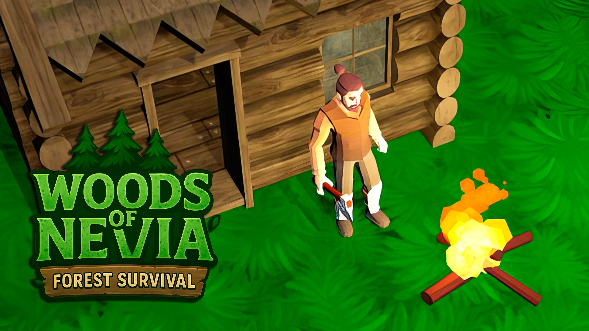 Thumbnail Woods of Nevia: Forest Survival 🕹️ Play on CrazyGames