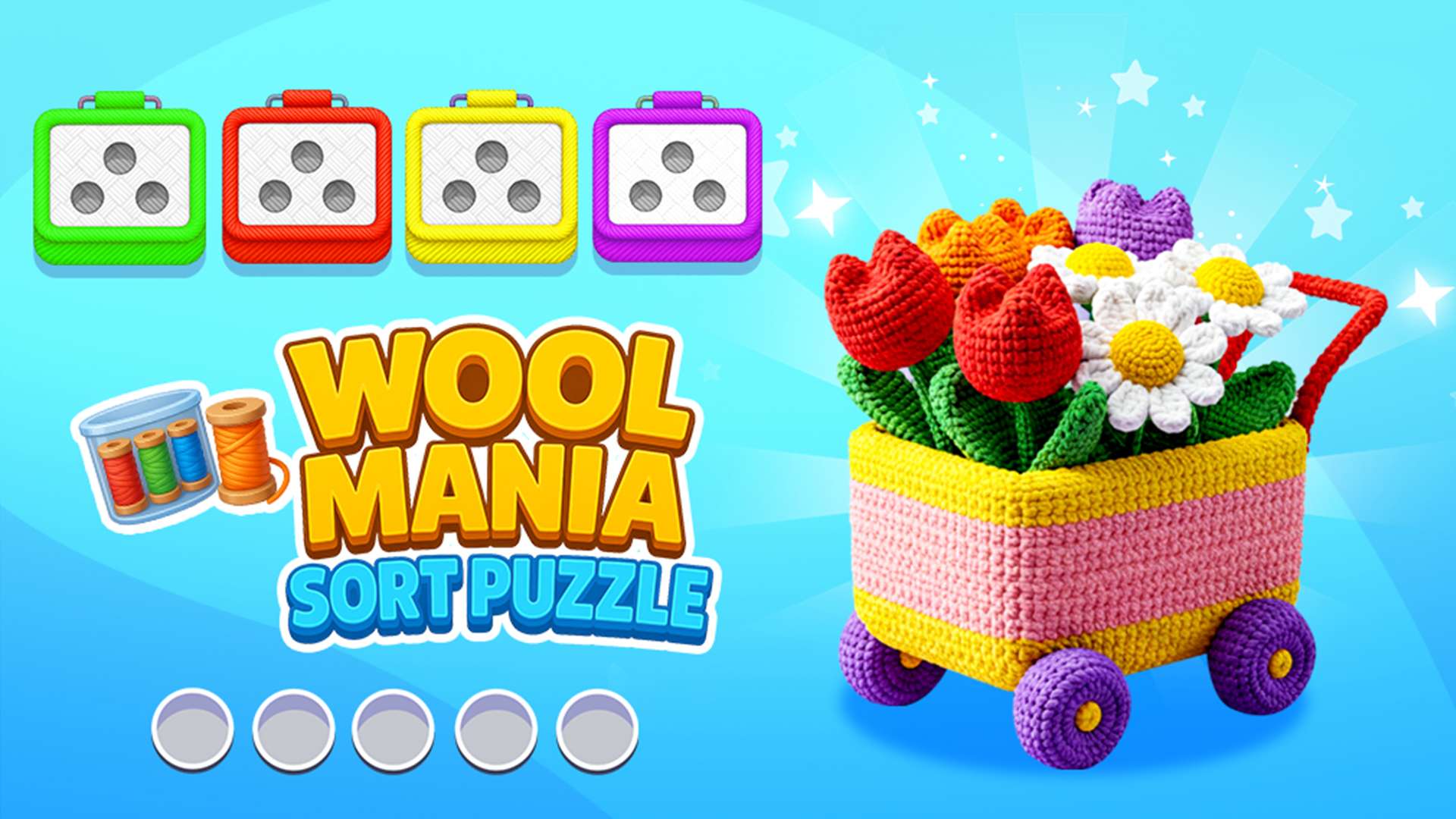 Wool Mania - Sort Puzzle 3D 🕹️ CrazyGamesでプレイ