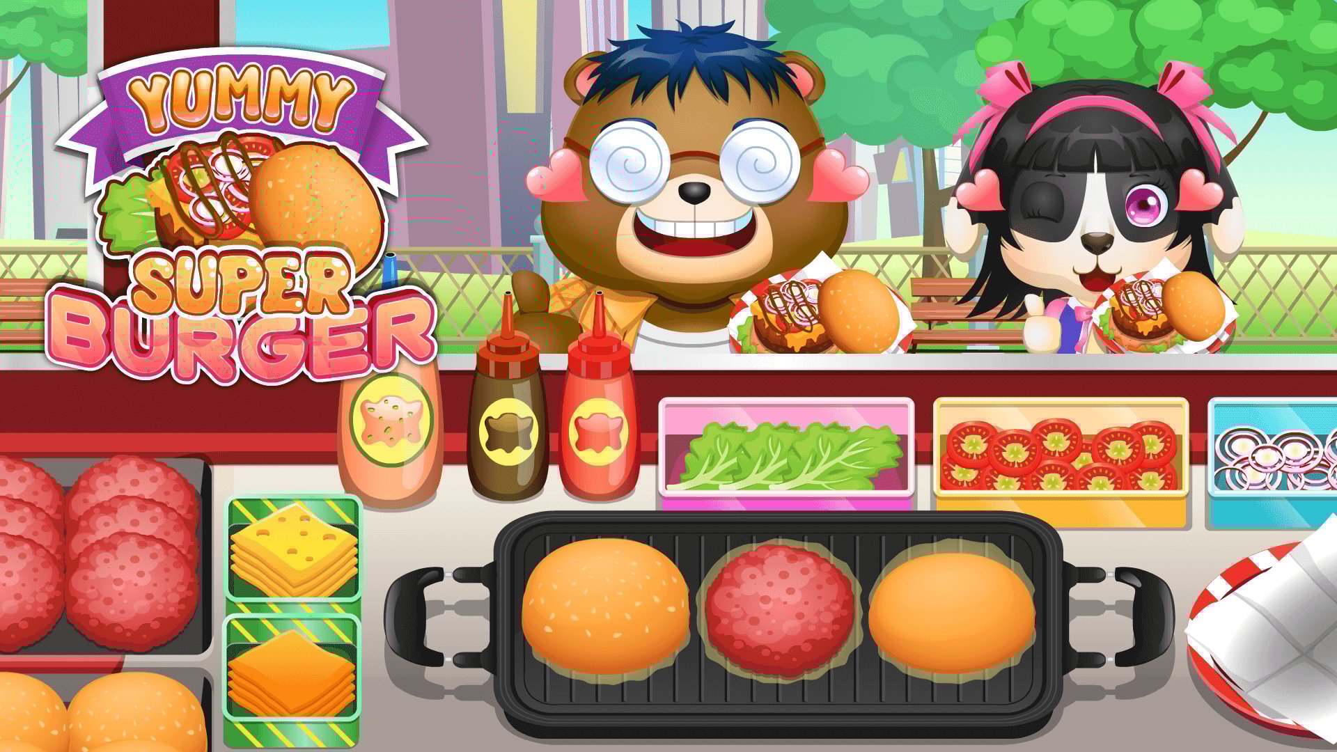 Thumbnail Yummy Super Burger 🕹️ Play on CrazyGames